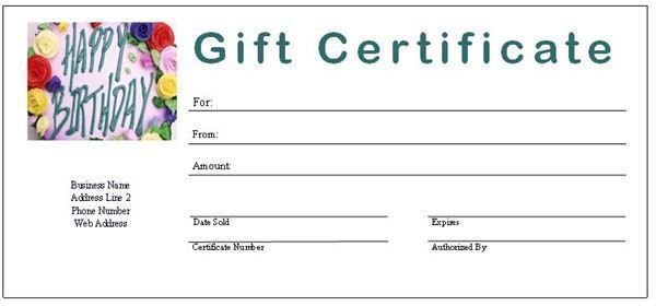 free microsoft word templates for gift certificates