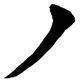 Diagonal Leftward Stroke