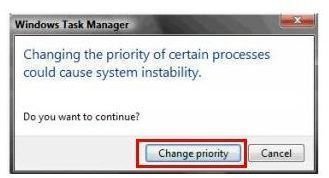 task manager high priority