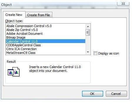 Insert Calendar Drop Down In Excel 2003