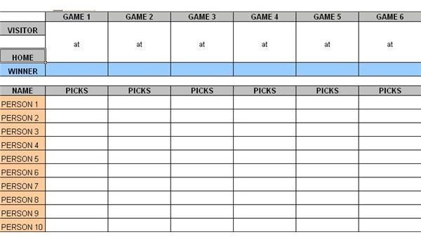 Football Pools Template