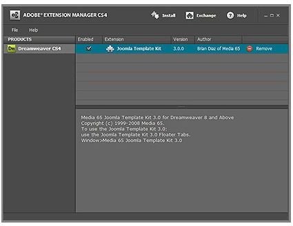 Dreamweaver Joomla Template Extension Kit