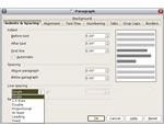 Open Office Writer line-spacing options