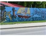 Wall Mural on a Fence