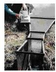 small Parshall flume