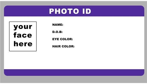 photo id card template free download