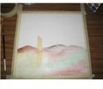Paint hilly background