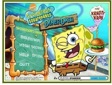 online spongebob diner dash