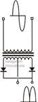 Two Diode, Center Tap, Full Wave Rectification, Image