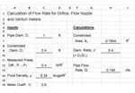 Excel Template for Differential Pressure Flow Meter Calculations