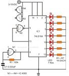 How to Make an LED Moving Sign, Circuit Diagram, Image