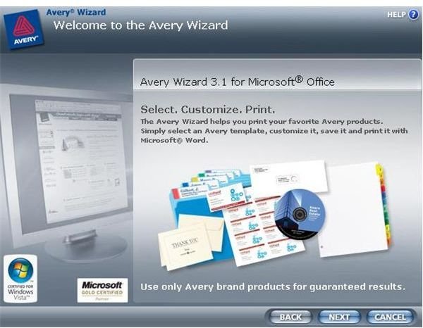 how do i use an avery template in microsoft word 365