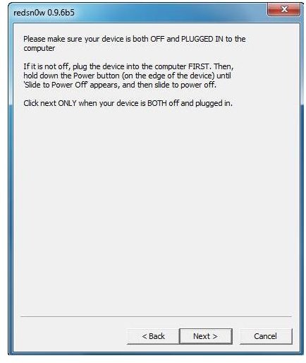 Step 10: You will now be asked to put your iPhone in DFU mode. You can also read the tutorial below to learn how.