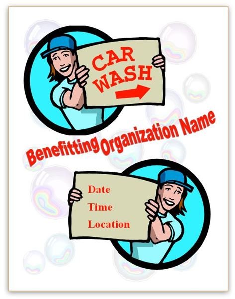 car wash flyer