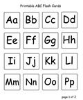 Printable Preschool Three Letter Words With Photos and Flash Cards to