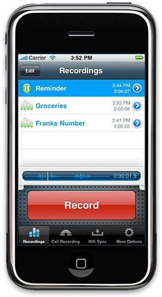 iphone note recorder