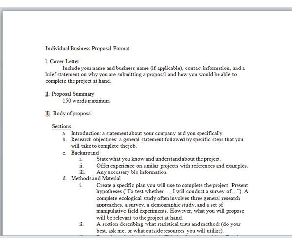 How to write aproject proposal