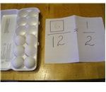 1/2 dozen eggs is 6 out of 12