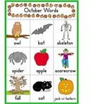 Halloween Words Poster