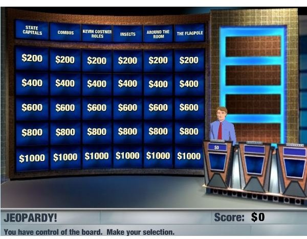 Jeopardy Online Screenshots - game shows to play online