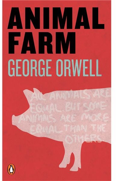 How does George Orwell use satire to show his views of the Russian Revolution in Animal Farm?
