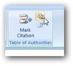 create table of authorities in word for mac