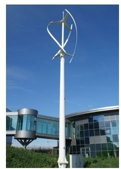 Operation of Darrieus Helix Wind Turbines for Small Wind.