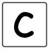 Printable ABC Flash Cards for Preschool: Letter C