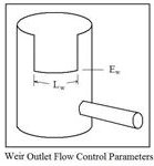 Weir Flow Control Parameters