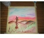 Paint in wheat field details