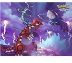 Kyogre, Groudon, and Rayquaza