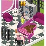 The Sims Social friends interacting