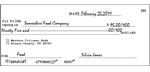 Correctly written check #3