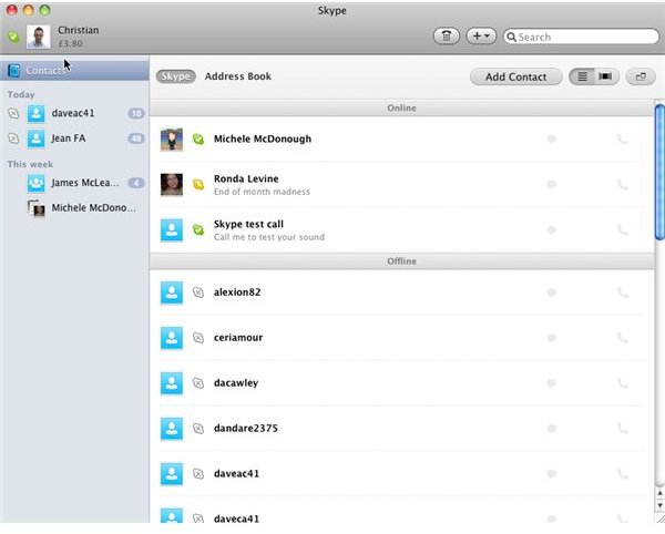 skype for business on mac add external contact