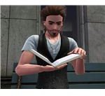 Learning The Sims 3 Late Night skill, mixology, with a book