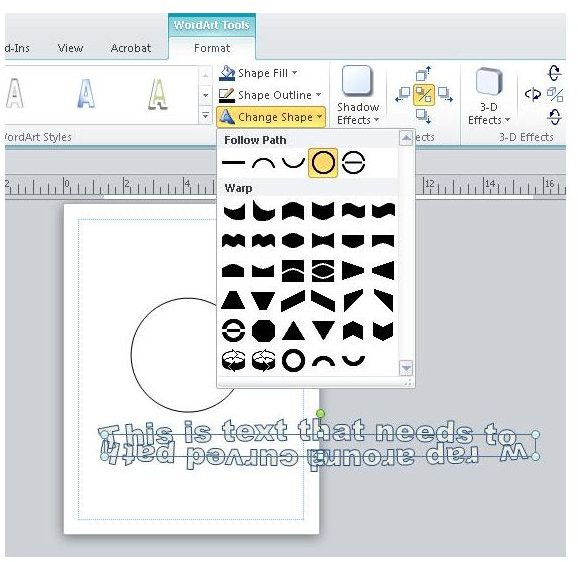 istudio publisher wrap text around object