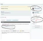 Task date selected and employee file attached