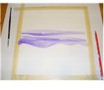 Paint 1/3 of sky purple