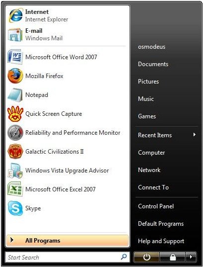 Windows Vista Hibernate Mode
