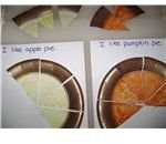 Apple and Pumpkin Pie Fractions