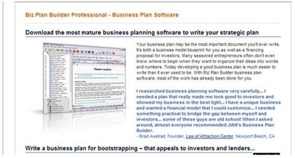 Best professional business plan software