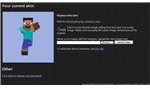 Minecraft Skin Page From Its Official Site