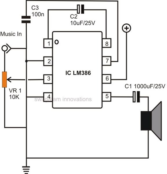 lm386 amplifier circuit