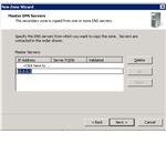 Creating a new Zone on Windows DNS Server