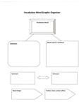 Vocabulary Word Graphic Organizer