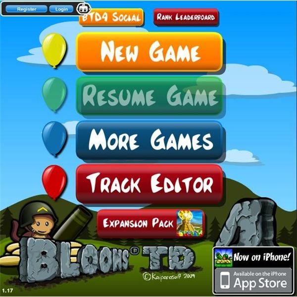 Bloons Tower Defense 4 Cheats
