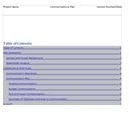 screenshot of communication plan template