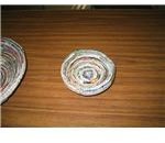 Wrap strips around spiral