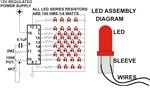 LED CHRISTMAS TREE DECORATION CIRCUIT DIAGRAM