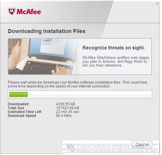 slide 4 of 12. McAfee Total Protection 2011